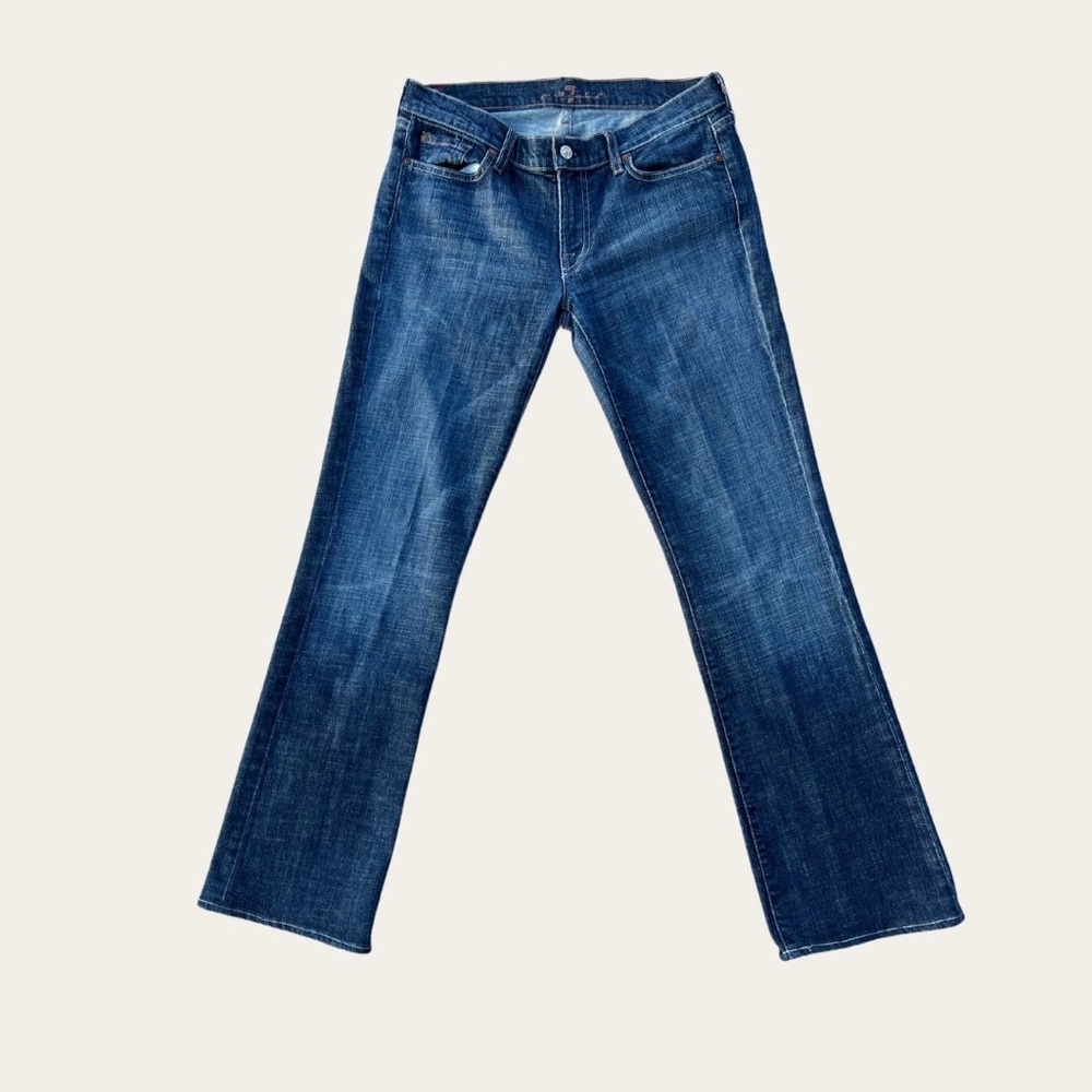 7 For All Man Kind Classic Blue Denim Jeans